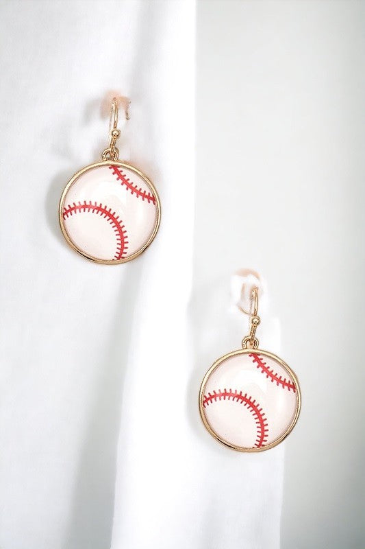 Play Ball Baseball Earring