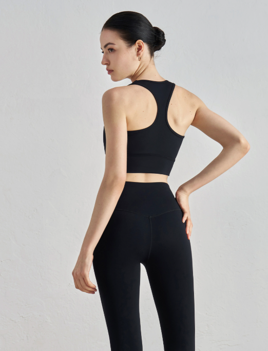 I-shaped yoga vest with chest pad fitness bra