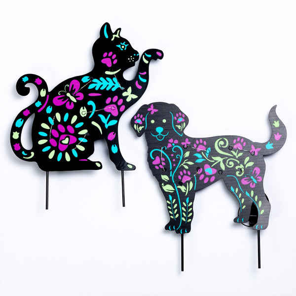 Garden Paws Solar Garden Stake