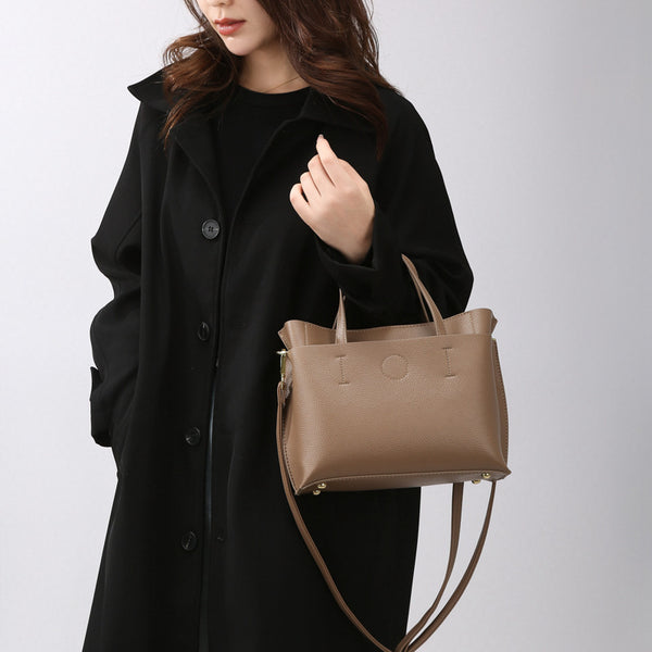 Tote Bag Large Capacity Multi-compartment Soft Surface Messenger Bag