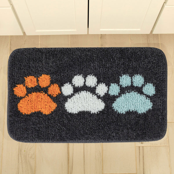 Triple Paw Plush Rug