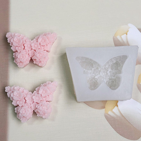 Butterfly Shape Aromatherapy Candle Silicone Mold DIY Gypsum Resin