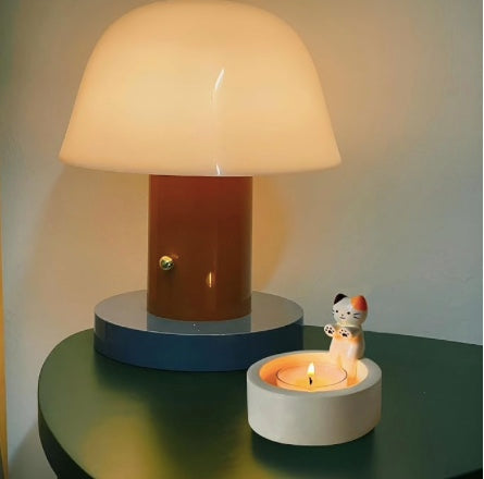 Cute Cat Candle Holder Warming Paws