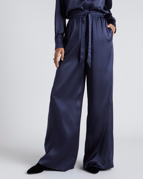 Silk Wide Leg Pant