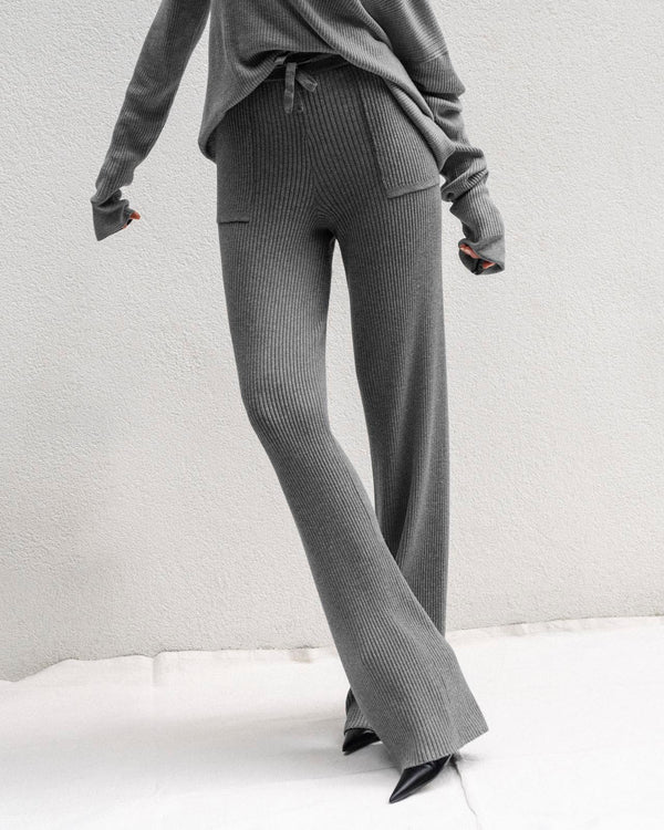 Georgie Cashblend Rib Long Pant