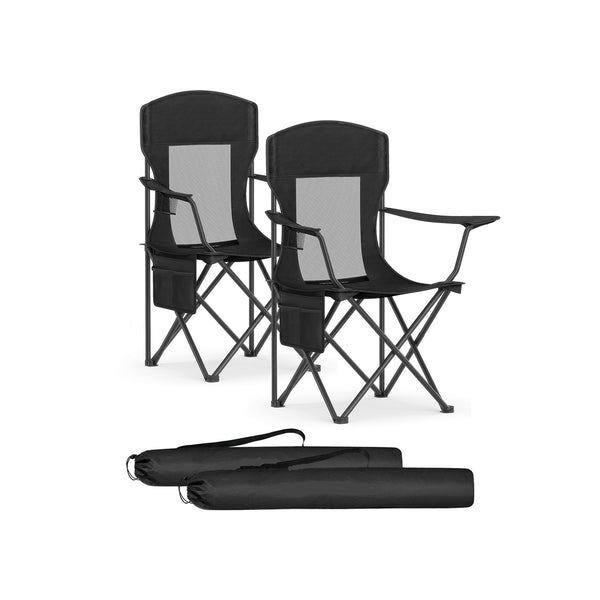 Foldable Camping Chairs Set of 2