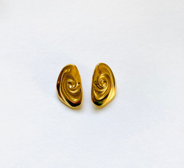 Whimsical Swirl Studs