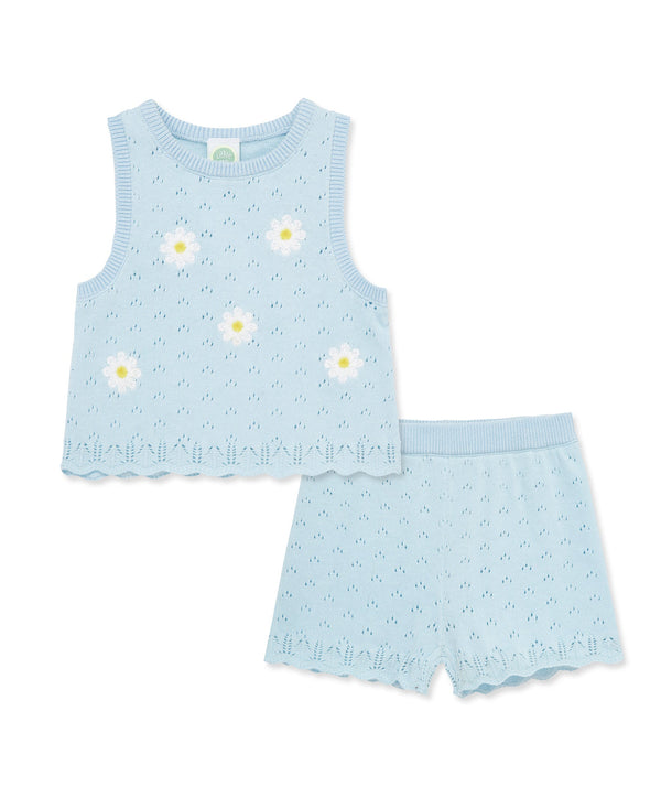 Daisy Pointelle Short Set