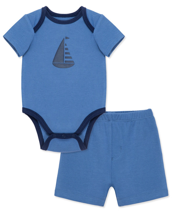 Sailboat Bodysuit & Short Set