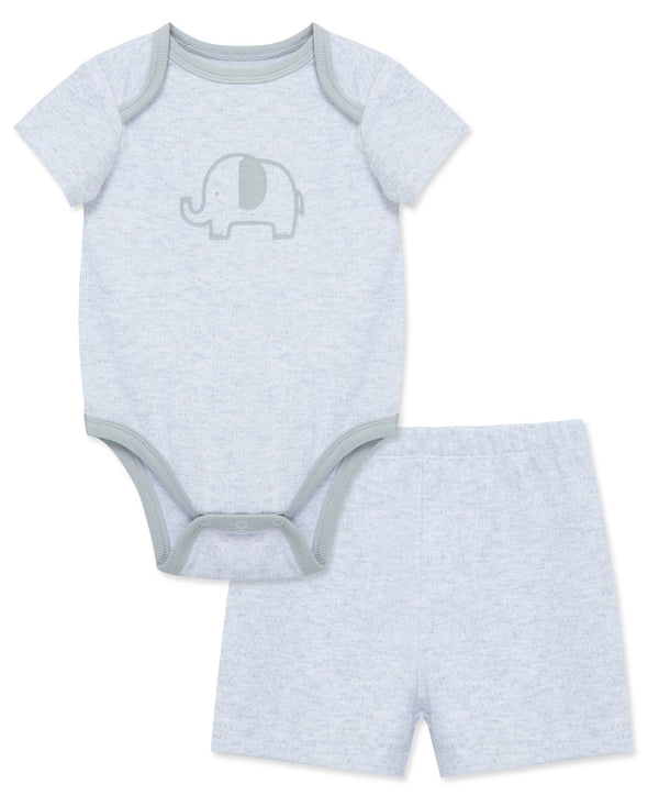 Elephant Bodysuit & Short Set