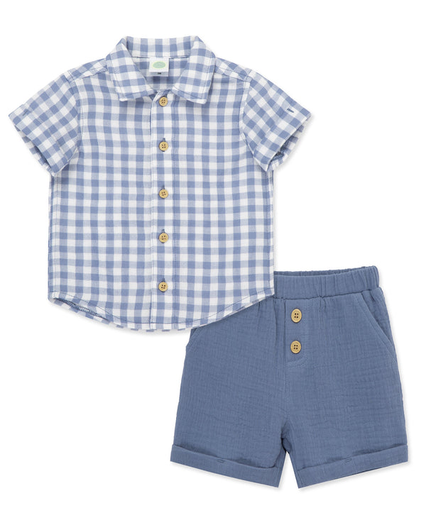 Check Gauze Short Set