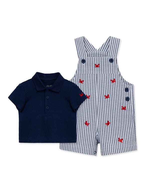 Crab Woven Shortall Set (12M-24M)