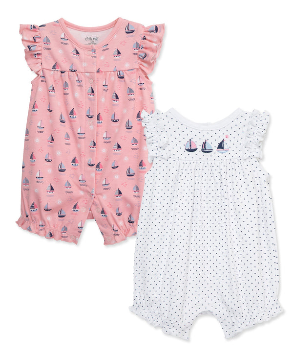 Sailboats Rompers (2-Pack)