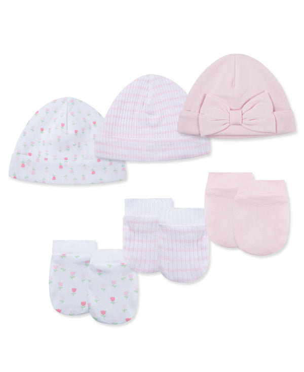 Tulips Hat & Mitten Set