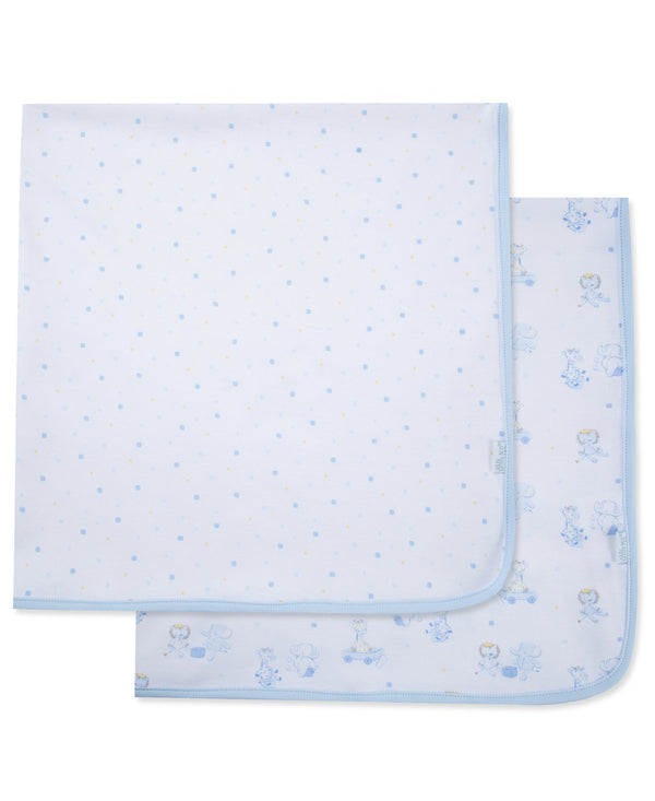 Snuggly Safari Receiving Blankets (2-Pack)