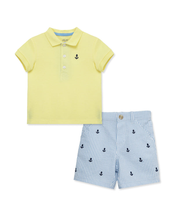 Anchor Polo Short Set (12M-24M)