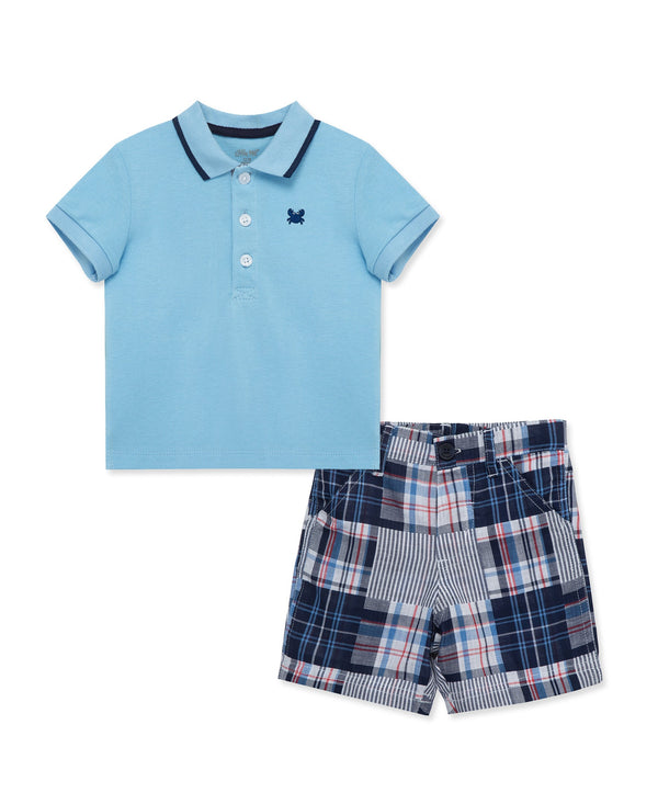 Crab Polo Short Set (12M-24M)