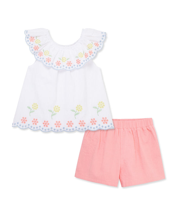 Eyelet Woven Play Set (12M-24M)