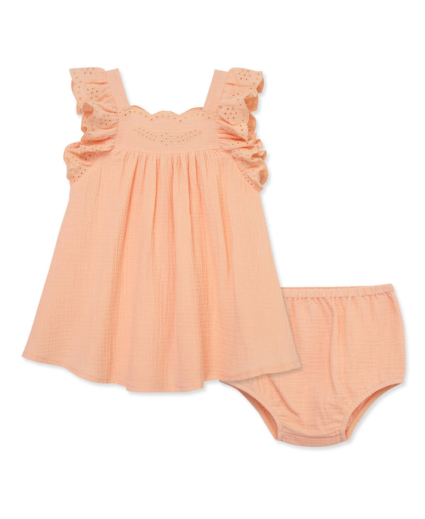Peach Sundress with Panty (12M-24M)