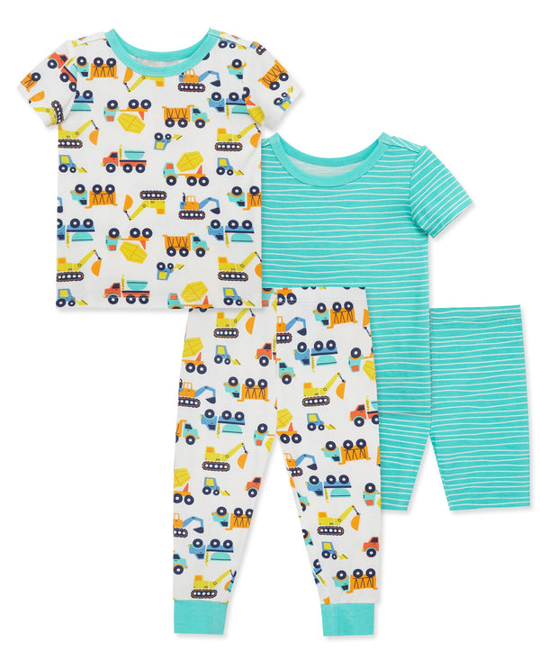 Construction 4-Piece Pajama Set (12M-24M)