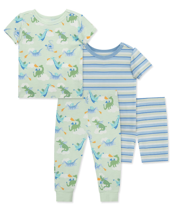 Dragon 4-Piece Pajama Set (12M-24M)