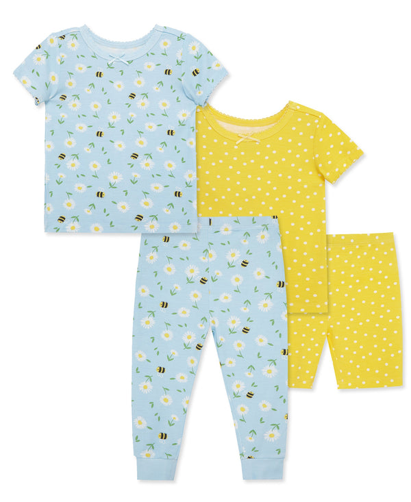 Daisy 4-Piece Pajama Set (12M-24M)