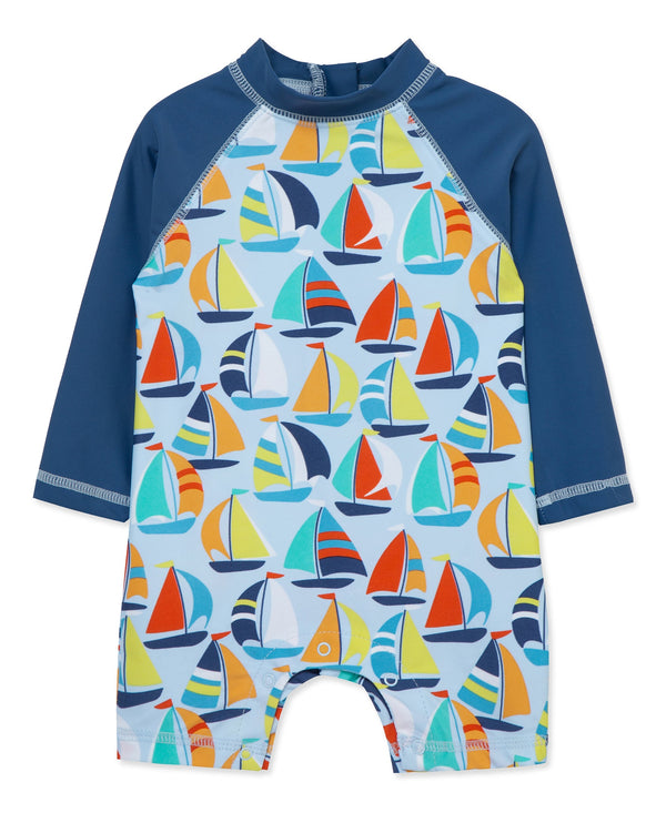 Boat Long Sleeve Rashguard Suit (6M-24M)