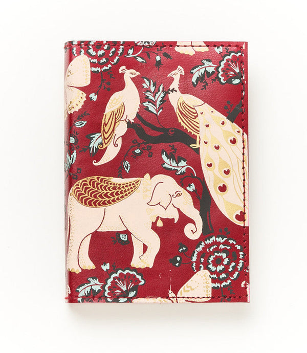 Fauna Leather Journal - Red Garden