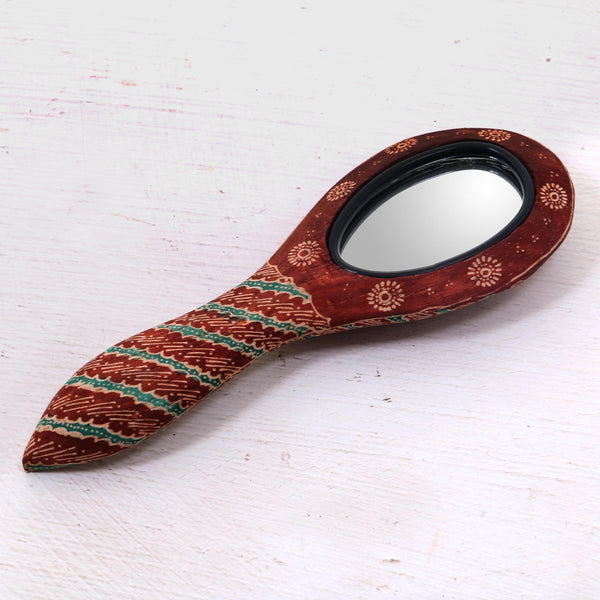 Panji Brown Wall Mounted Mirror