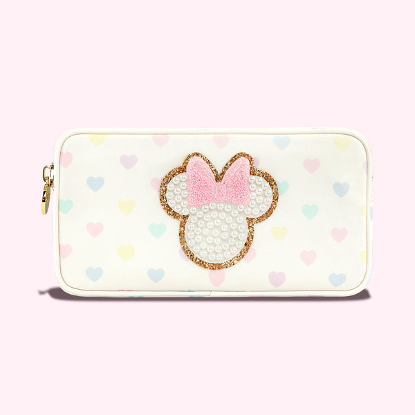 Mickey & Minnie Pastel Hearts Small Pouch