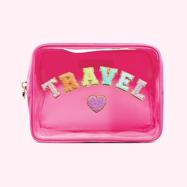 Travel Clear Front Large Pouch