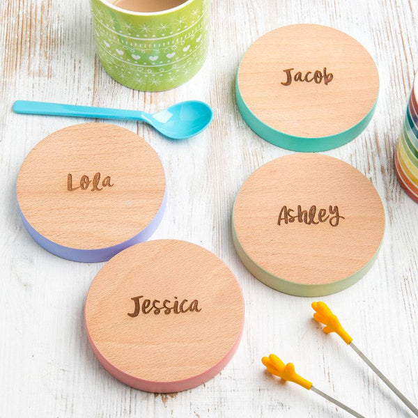 Personalised Family Name Coasters